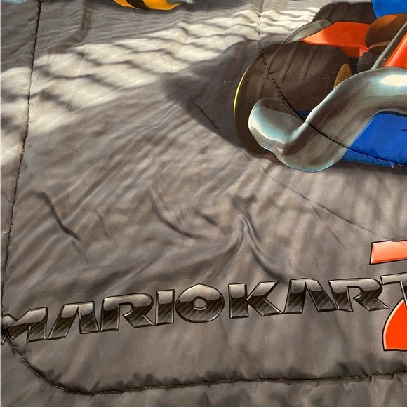 Mario Kart 7 Twin Size Bedding Reversible Comforter 64X86 Mario Bros Blanket - Picture 13 of 14